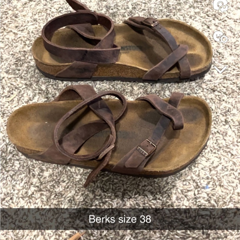 Brown Birkenstocks